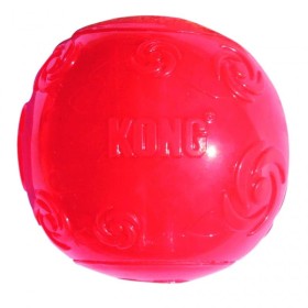 Jouet pour chien Squeez balle KONG coloris rouge