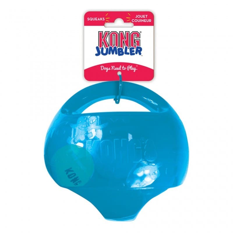 Jouet pour chien Jumbler ball KONG avec étiquette