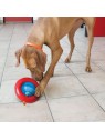 chien qui joue avec le Distributeur friandises chien gyro KONG