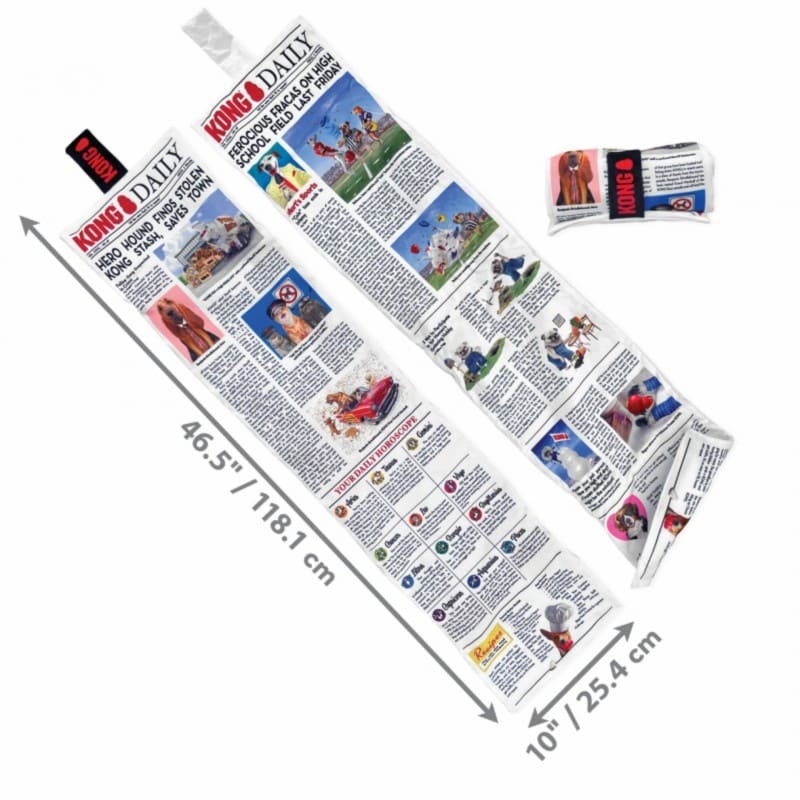 dimensions du Jouet pour chien daily newspaper XL KONG