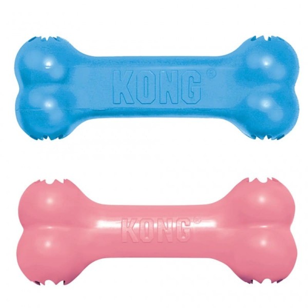 jouet pour chiot Goody bone puppy kong coloris aléatoire
