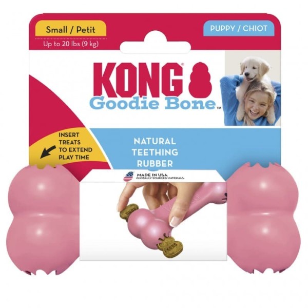 jouet pour chiot Goody bone puppy kong avec emballage