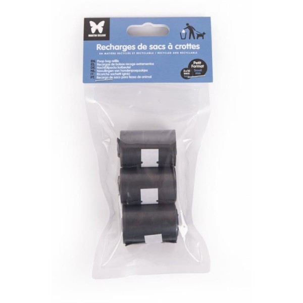 lot de 3 sacs à crottes petit format martin sellier
