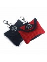 distributeur sachets ramasse crottes tre ponti disponible en noir ou rouge