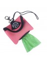 distributeur sachets ramasse crottes sorbet tre ponti coloris pêche