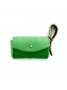 distributeur de sacs à crottes en cuir vert Poopi MARTIN SELLIER