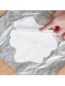 argile pour prendre l'empreinte de son chien pour le double cadre chien blanc photo avec empreinte de patte en plâtre Pearhead