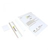 accessoires du double cadre chien blanc photo avec empreinte de patte en plâtre Pearhead