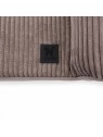 sofa pour chat beige collection royale martin sellier en velours à fines rayures