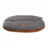 coussin pour chat ovale marron collection montaigne martin sellier