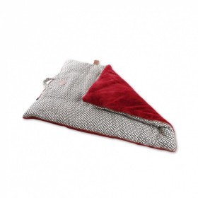plaid pour chat rouge collection avenue montaigne martin sellier