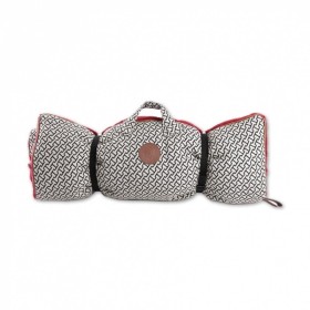 plaid pour chat rouge collection avenue montaigne martin sellier plié