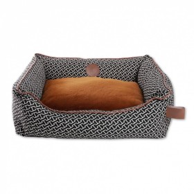 corbeille pour chat marron collection avenue montaigne martin sellier