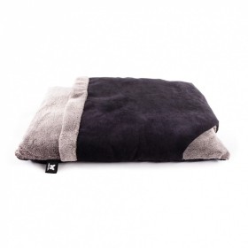 coussin chat marron couverture collection doudouzen martin sellier