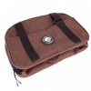 Sac De Transport pour chat Bowling Marron Orange Collection Real Dreamer MARTIN SELLIER posé à plat
