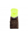 imperméable pour chien kaki jaune pocket MARTIN SELLIER de dos