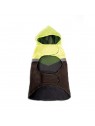 Imperméable pour chien kaki jaune pocket MARTIN SELLIER de face