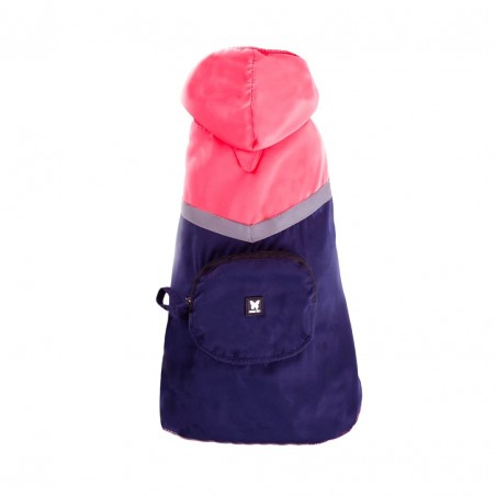 imperméable pour chien marine rose Pocket MARTIN SELLIER