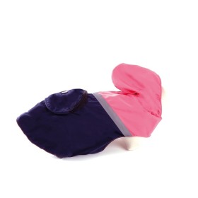 Imperméable pour chien marine rose Pocket MARTIN SELLIER de profil
