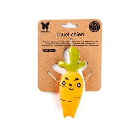 Jouet pour chien en latex carotte MARTIN SELLIER avec emballage