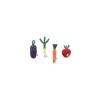 Diffétents modèles de jouets pour chien en corde légumes MARTIN SELLIER