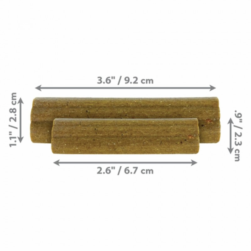 dimensions des friandises pour chien Ziggies Enhanced KONG