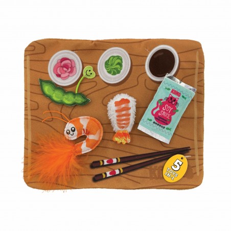 jouet pour chat pull a partz sushi KONG