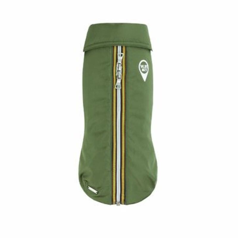 Manteau imperméable pour chien kaki Wouapy