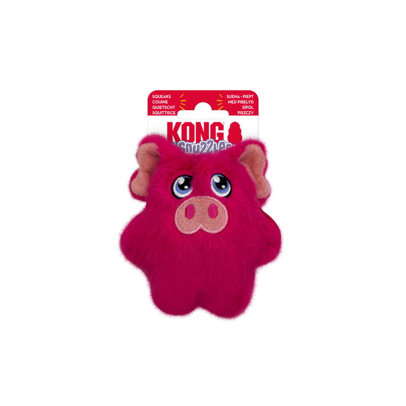 Jouet pour chien Snuzzles Mini PIG KONG avec emballage