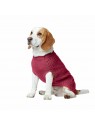 chien de profil portant le pull pour chien bordeaux MALMO HUNTER