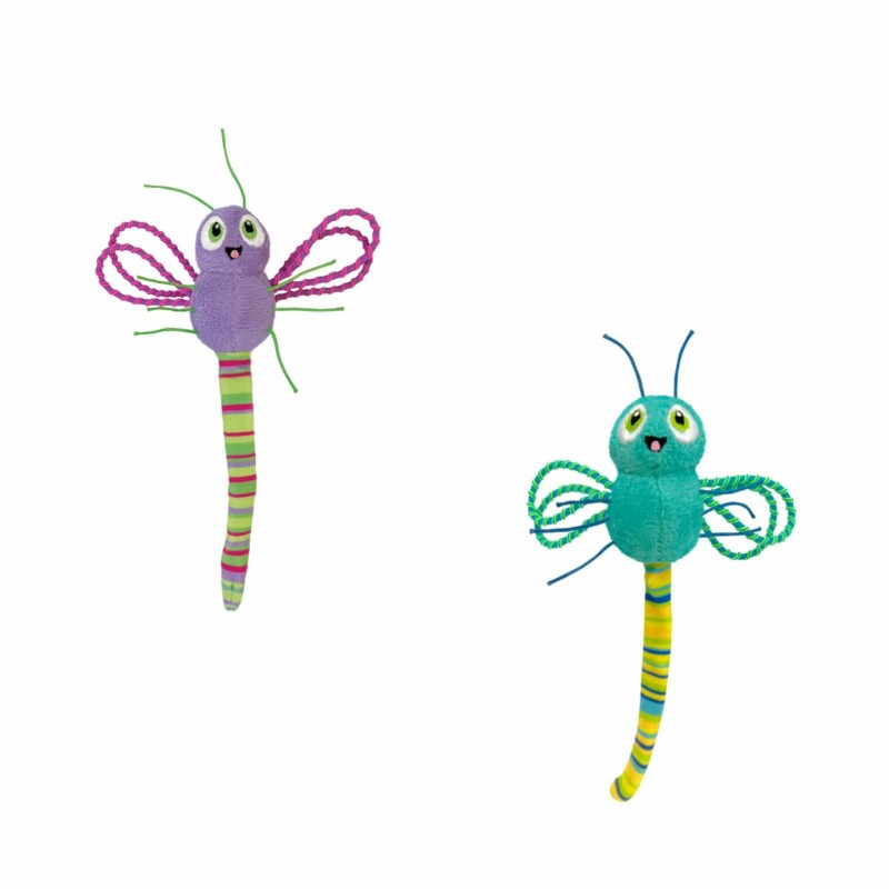 Jouet chat Flingardo dragonfly KONG coloris aléatoire