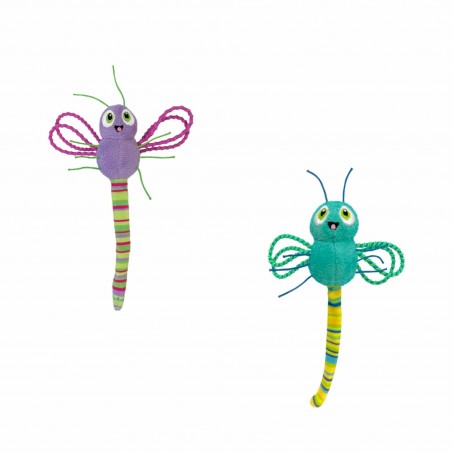 Jouet chat Flingardo dragonfly KONG coloris aléatoire