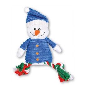 peluche de Noël pour chien bonhomme de neige Doogy