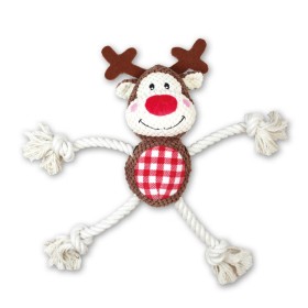 peluche de Noël renne avec cordes Doogy