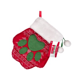 Chaussette de Noël pour chien holiday Stocking Paw KONG avec étiquette