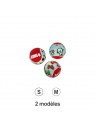 jouet de noel pour chien holiday squeakair balls kong disponible en 2 tailles