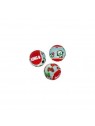 jouet de noel pour chien holiday squeakair balls kong taille S