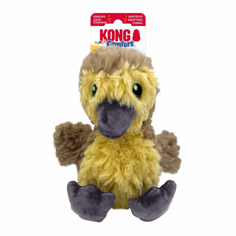 peluche pour chien comfort tykes gosling KONG avec étiquette