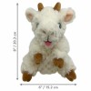 dimensions de la peluche pour chien comfort tykes goat KONG