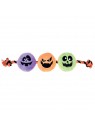 peluche d'halloween pour chien 3 monstres avec corde Doogy