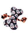 peluche d'halloween pour chien os dia de muertos Doogy face motifs