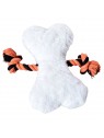 peluche d'halloween pour chien os dia de muertos avec corde Doogy face unie