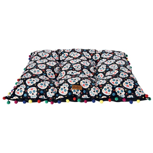 tapis chien dia de muertos Doogy