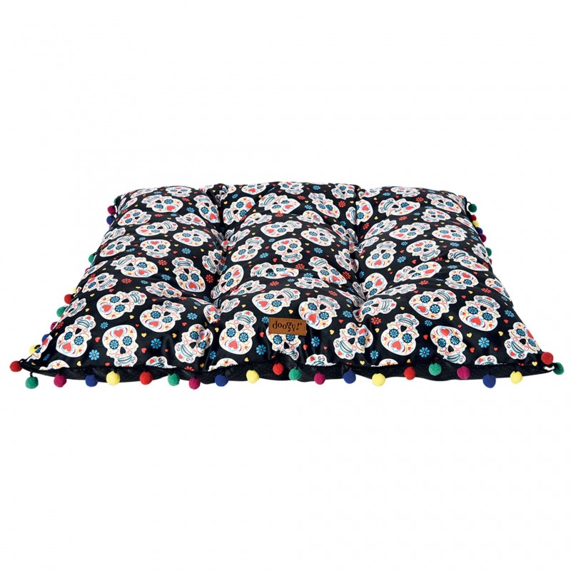 tapis chien dia de muertos Doogy
