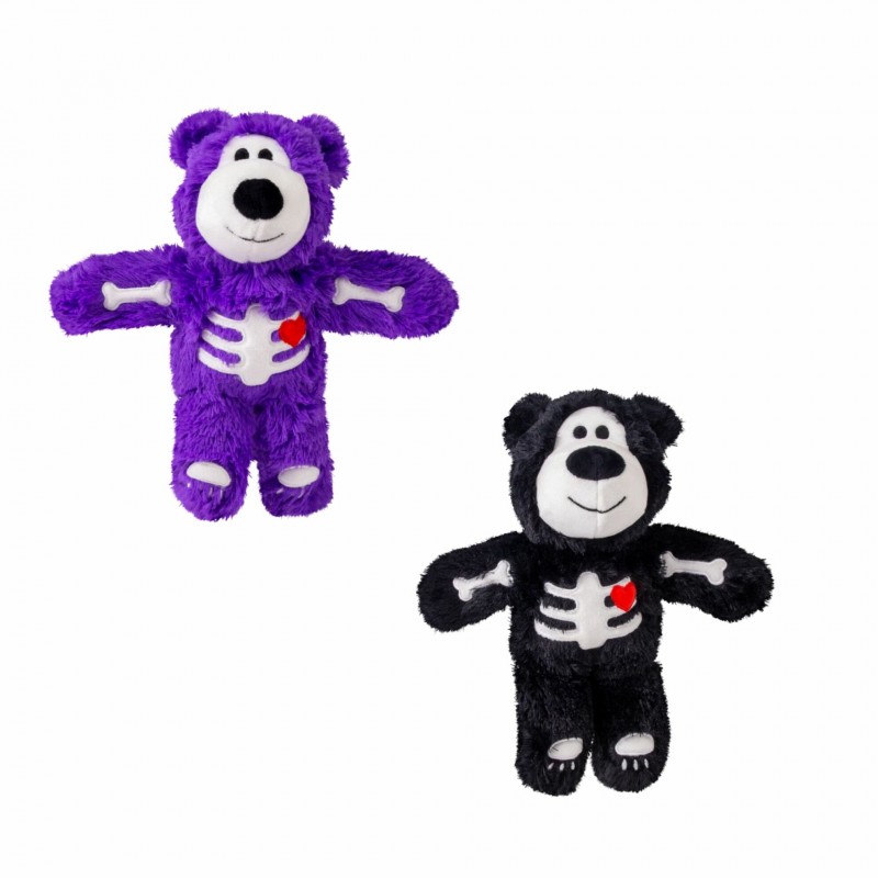 peluche d'halloween pour chien wild knots skeleton bear KONG