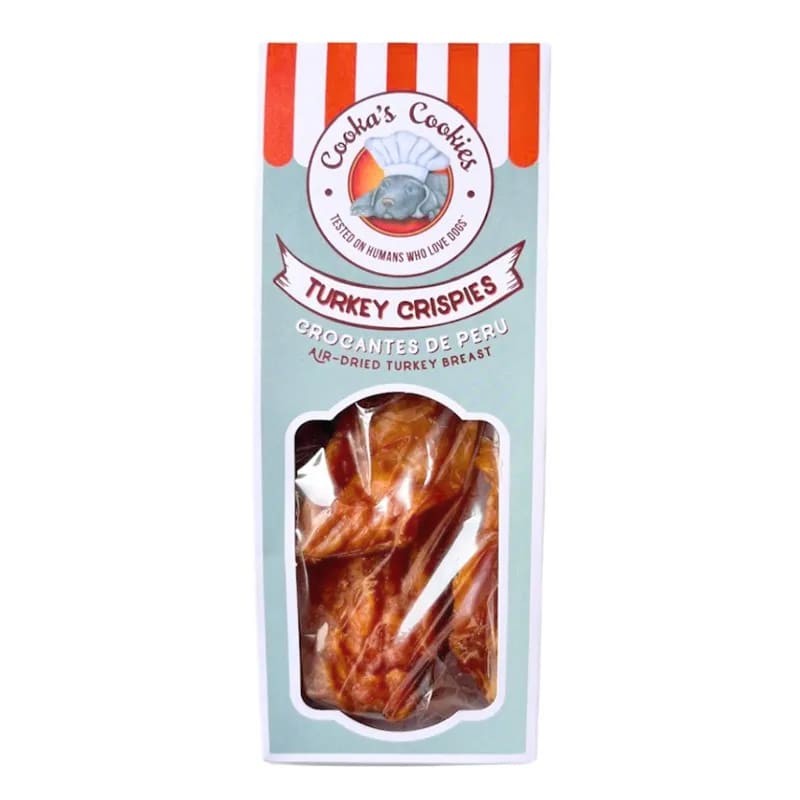 friandises chien croustillants dinde Cooka's Cookies dans emballage