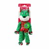 Peluche de noël pour chien floppy knots fox KONG avec étiquette