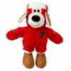peluche de noel pour chien holiday wild knot bear KONG coloris rouge