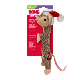 Peluche de noel pour chat holiday cat luvs mouse KONG avec étiquette