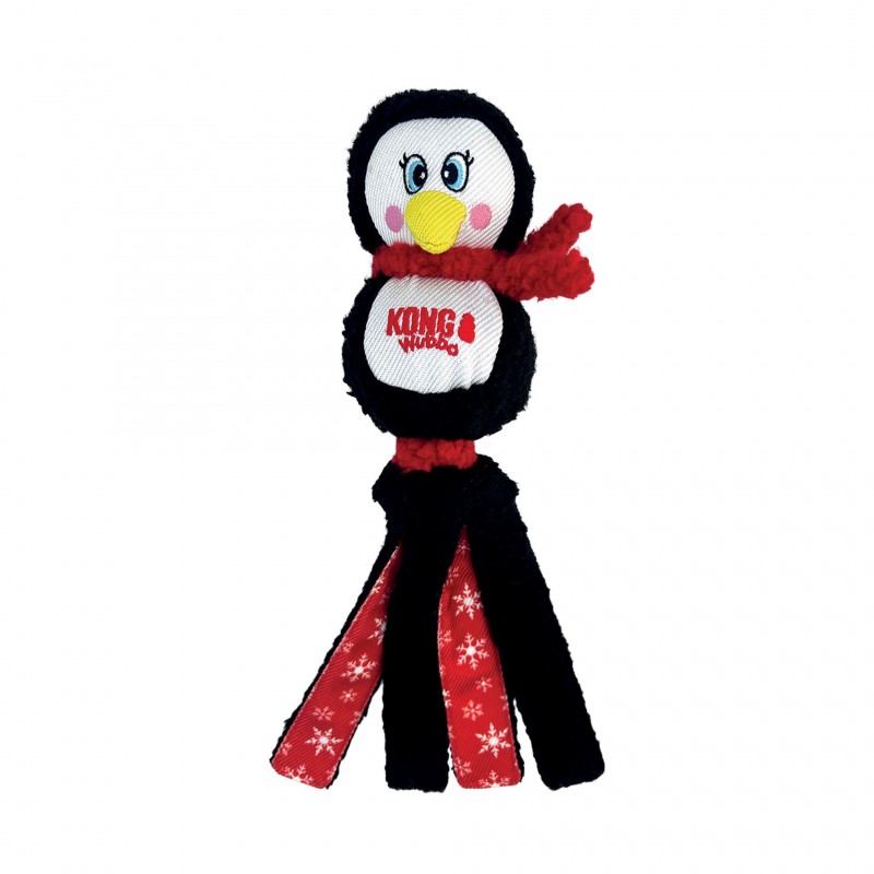 jouet de noel pour chien holiday wubba kong modèle pingouin